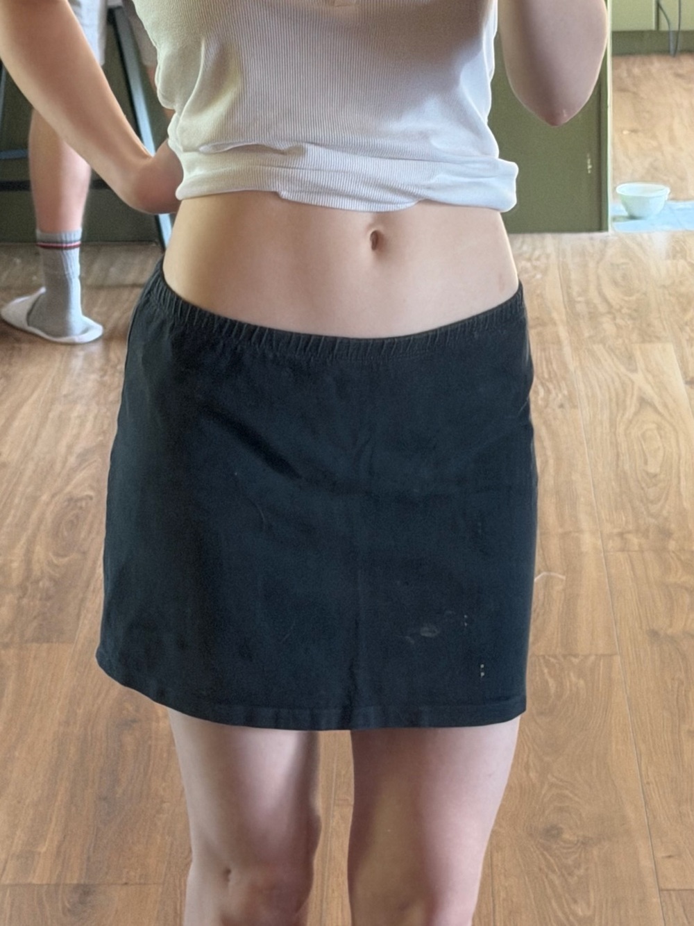 Brandy Melville Black Mini Skirt